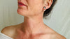 Labradorite Post Earrings. 1392