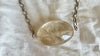 Huge Natural Quartz & Silver Pendant Necklace. Atelier Aadya. Medicine Necklace. 2019