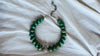 Guatemalita Jade Necklace. Sterling Silver. Handmade Jewelry. 2849