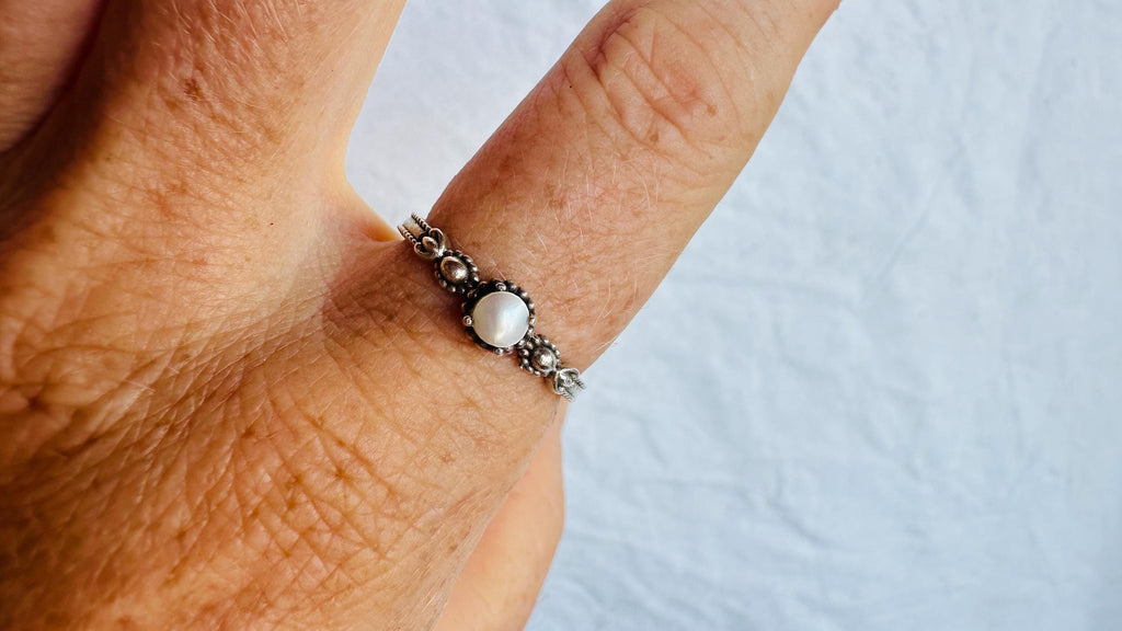 Pearl Rings. Size 8.5. AP-432