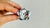 Taxco Silver Flower Ring. Adjustable Sterling Silver Handmade Designer Jewelry. 4222