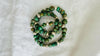 Trio of Guatemalita Bracelets. Beaded with Sterling Silver. Mayan Jewelry. Handmade Gift for Her. 2414