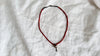 Squash Blossom & Coral Necklace. Sterling Silver. Diné, Navajo. 0979