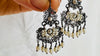 Vintage Oaxacan Filigree Earrings. Pearl & Silver. Mexico. Frida Kahlo. 2809