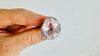 Rose Quartz Botanicals Cocktail Ring. Gorgeous Faceted Stone. Size 5.5. 4144