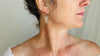 Citrine Feather Earrings. Sterling Silver. Atelier Aadya. 2357