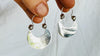 Shiny Silver Hoop Earrings. Oaxacan Jewelry. Sterling Silver. AR1