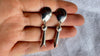 Squash Blossom Earrings. Handcrafted Sterling Silver Jewelry. Southwestern Style, 2580