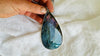 Labradorite Pendant Necklace. Heavy Sterling Silver Chain. 2382