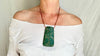 Mayan Green Jade Pendant. Hand-Carved Adze. Guatemala. 1429