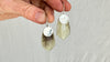 Citrine Feather Earrings. Sterling Silver. Atelier Aadya. 0626