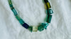 Ancient Roman Glass Necklace. Handmade Designer Jewelry.