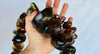 Huge Graduated Amber Chip Beaded Necklace. Mexican Amber. Dramatic and Gorgeous!