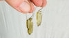 Citrine Feather Earrings. Sterling Silver. Atelier Aadya. 2357
