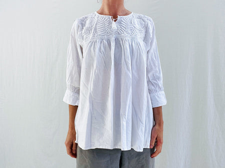 Hand-Embroidered Chamula Blouse. All Cotton.