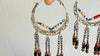 Vintage Uzbek Bukhara Silver Earrings. 1153. Rare!
