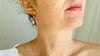 Amber Post Earrings. Sterling Silver. Atelier Aadya.