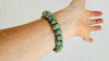 Guatemalita Bracelet. Beaded with Sterling Silver. Mayan Jewelry. Handmade Gift for Her. 2438