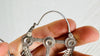 Vintage Uzbek Bukhara Silver Earrings. 4279