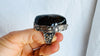 Amber Botanicals Ring. Sterling Silver. Adjustable Size. AMB-2