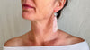 Rhodochrosite Earrings. Kewa Pueblo Slab Earrings. Santo Domingo Artisan Jewelry. 0352