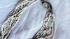White Multi-Strand & Abalone Shell Necklace. Native American