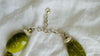 Serpentine Necklace. Large Organic Shapes. Sterling Silver. 2179