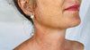 Taxco Silver Sacred Heart Earrings. Sterling Silver. Mexico. Frida Kahlo. HE1