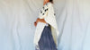 Fringe Poncho. San Andres Larrainzar. Mayan. Chiapas Mexico. Hand-Woven