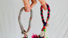 Pair Vintage Banjara Bracelets. Beaded Tassel Accessories and Decor! 4274