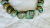 Guatemalita Necklace with Jade and Silver. Replica.