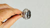 Natural Quartz Ring. Oversized. Botanicals. Size 6.5. 4148