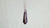 Natural Amethyst Crystal Pendant Necklace. Sterling Silver. Atelier Aadya. Medicine Necklace. 2674