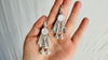 Silver Hmong Dangle Earrings with Bells. Sterling Silver Handmade in Thailand. 0115