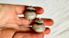 Silver Barbell Earrings. Thailand. 0647