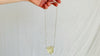 Citrine & Silver Pendant Necklace. Sterling Silver. 2307