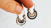 Sterling Oaxacan Earrings. Traditional Design. Silver. Oaxaca, Mexico. 2823