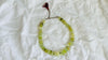 Rutilated Prehnite Necklace. Sterling Silver. 2641
