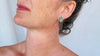 Sonora Sunrise Silver Post Earrings. Rare Chrysocolla Cuprite. Sterling One-of-a-Kind. 3007