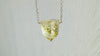 Citrine & Silver Pendant Necklace. Sterling Silver. 2307