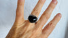 Amber Heart Botanicals Ring. Sterling Silver. Adjustable Size. AP-456