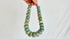 Mayan Guatemalita Jade Graduated Choker Necklace. Guatemalan Stone Jewelry. Handmade Necklace. 2247