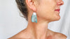 Chrysocolla and Sterling Silver Earrings. 2886
