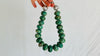 Guatemalita Jade Necklace. Sterling Silver.