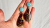Amazonite & Yowah Opal Earrings. Sterling Silver. Atelier Aadya.