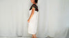 Silk Velvet Embroidered Dress. Repurposed Ocosingo Embroidery. Mayan Made Mexican Dress.