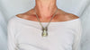 Beetle Pendant Necklace. Handmade Sterling Silver Chain. Atelier Aadya. 2879