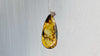 Large Amber Pendant on a Silver Chain. 1211