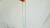 Long Serpentine Necklace. Handmade Beaded Jewelry. Beautiful Green Stone. Statement Necklace.