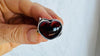 Amber Heart Botanicals Ring. Sterling Silver. Adjustable Size. AP-456